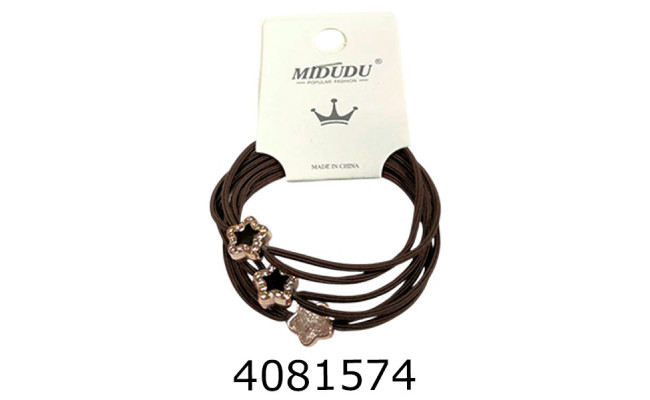 Резинка для волосся з прикрасою 3шт 8-18