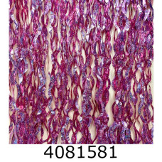 Шторка фольгована для фотозони кучері рожева 22-363