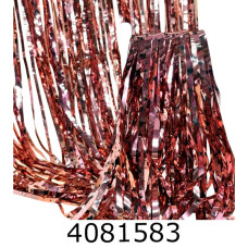 Шторка фольгована для фотозони Зірка рожеве золото 922/925/359 Шторка фольгована для фотозони Зірка рожеве золото 922/925/359