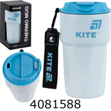 Термокружка  450 мл сіро-блакитна K25-1220-2