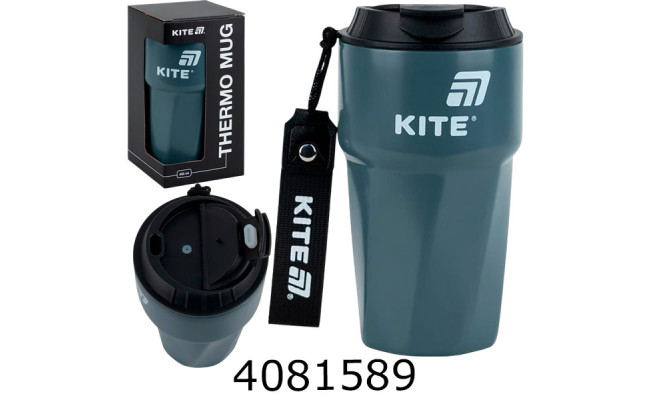 Термокружка  450 мл сіра K25-1220-1