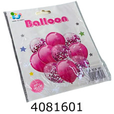 Повітряні кульки Ballon 10 кульок червоні 1481 Повітряні кульки Ballon 10 кульок червоні 1481