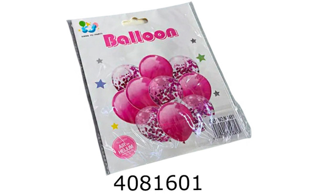 Повітряні кульки Ballon 10 кульок червоні 1481