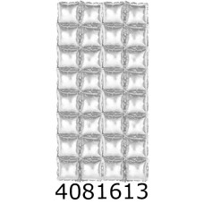 Фотозона надувна 110*60 см срібло MR-19