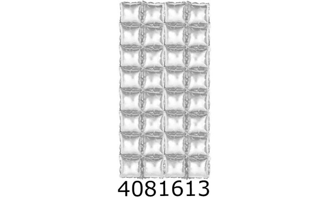Фотозона надувна 110*60 см срібло MR-19