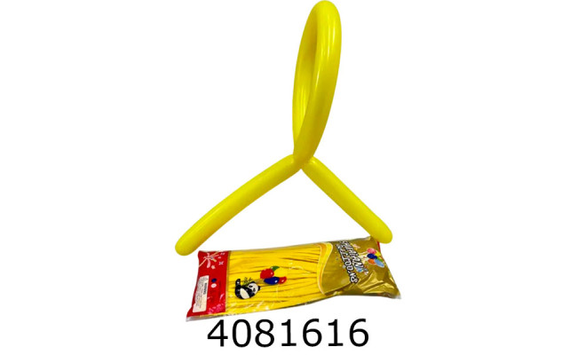 Повітряні кульки для моделювання 100шт 18гр 260см жовті MR-97