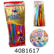 Повітряні кульки для моделювання 100шт 18гр 260см кольор. MR-97