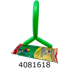 Повітряні кульки для моделювання 100шт 18гр 260см зелені MR-97