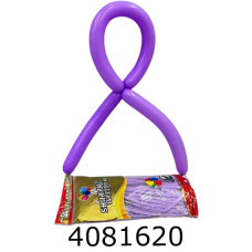 Повітряні кульки для моделювання 100шт 18гр 260см бузкові MR-97