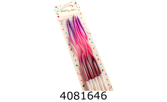 Набір свічки в торт 6 шт