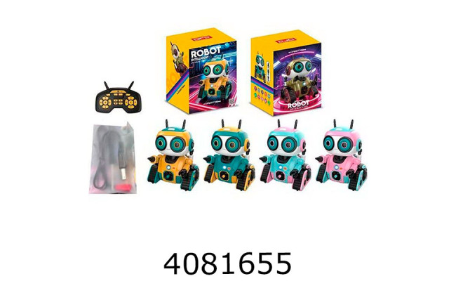 Робот радiо акум. в коробці 4 кольори 20*12*15см (24) K102
