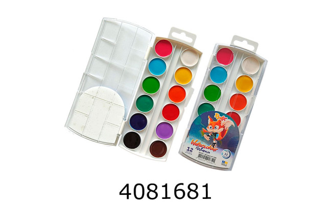 Фарби акв. RUDIX Хлопчик 12 кол. пласт. уп. б/п (12) 811206