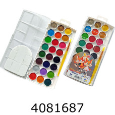 Фарби акв. RUDIX 24 кол. золото і срібло з/п пластик (12) 812412