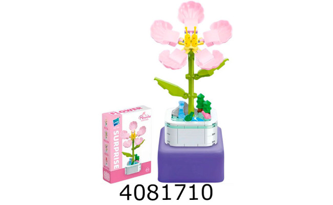 Конструктор квіти ГІБІСКУС 20х15х10см 127деталей (96) 25-121