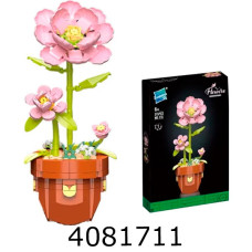 Конструктор Квіти РОЖЕВИЙ ГІБІСКУС 20х15х10см 315деталей (96) 25-124