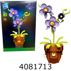 Конструктор Квіти ОРХІДЕЯ 20х15х10см 296деталей (96) 25-126