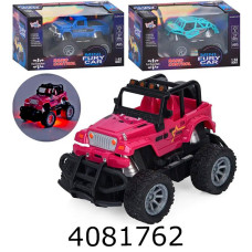Машина радiо батар. в коробці Джип гум. колеса 3 види 19*11*10см (36) 754-4301A-Y913-