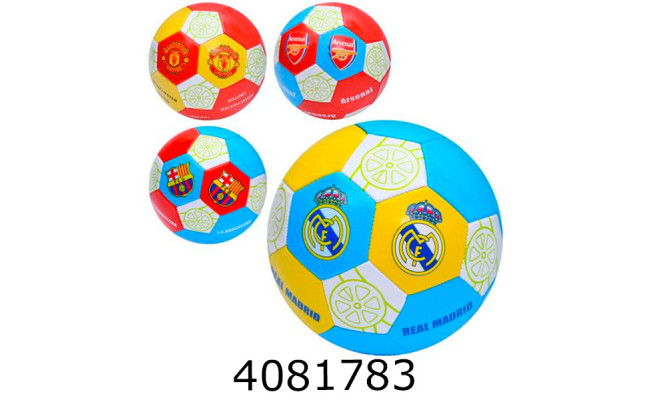 Мяч футб. прес-кожа №5 PVC 4 види 260-280гр (30) EN 3311