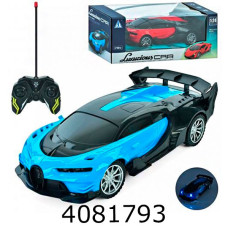 Машина радіо батар. в коробці гумові колеса 2 кольор. 25*9*11см (36) 19-3B