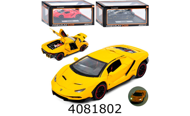 Машинка метал. Lamborghini Centenario муз.світ. на батар. 29-12*16см Автосвіт (12) AP-1841
