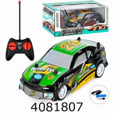 Машина радiо акум. в коробці 2 кольори відкр. двері світло 23*10*10см (24) JC-046