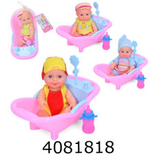 Лялька пупс в сітці + аксесуари ванна  23*11*11см (72) RM79