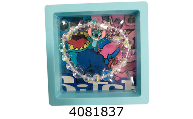 Браслет Pandora в дисплей-боксі Стіч пластикові намистини 25-194