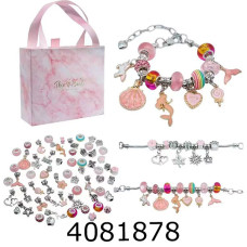 Браслет Pandora в коробці + подарунк. пакет рожевий (15) 465327084