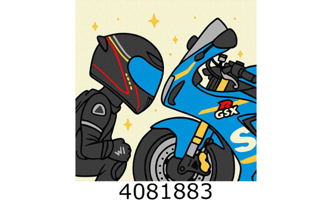 Картина по номерам 25*25см 