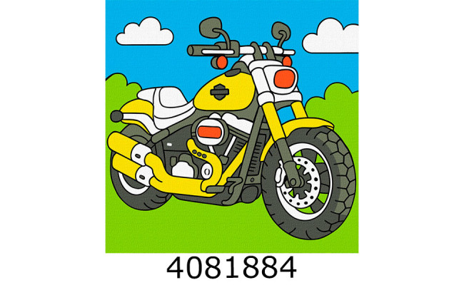 Картина по номерам 25*25см 