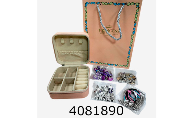 Браслет Pandora в шкатулці + подарунк. пакет фіолетовий (15) 6332374