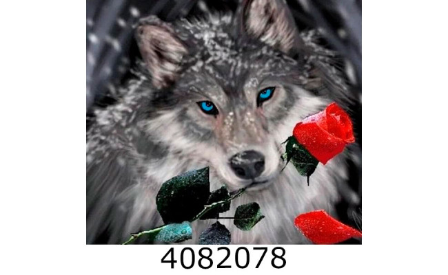 Алмазна мозаїка 40*50 тварини 