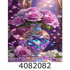 Алмазна мозаїка 40*50 квіти 