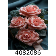 Алмазна мозаїка 40*50 квіти 