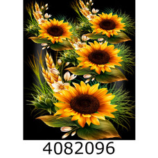 Алмазна мозаїка 40*50 квіти 