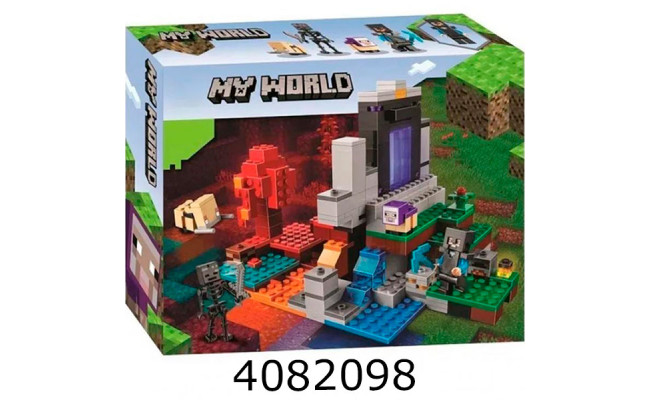 Конструктор Minecraft від 316 дет в коробці 4 види  (8/420) 98909