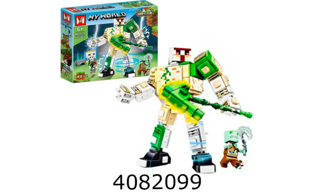 Конструктор Minecraft від 475 дет в коробці 4 види  (8/420) 1259