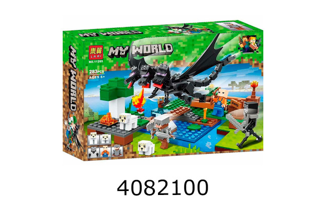 Конструктор Minecraft від 283 дет в коробці 11265/A6