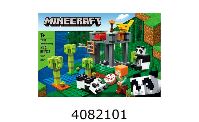 Конструктор Minecraft від 204 дет в коробці 4 види  (8/420) 11839