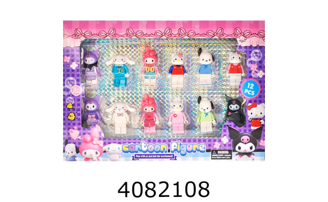 Герої Kuromi в короб. 12 шт в коробці (2/96) 22658