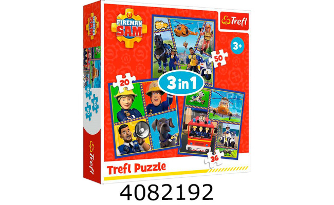 Пазли 3 в 1 Trefl 