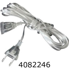 Подовжувач для гірлянди 3м прозорий провід (10/200) 1599-03