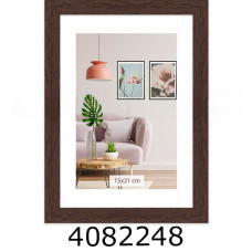 Фоторамка пластик 21*30/16 SA (коричнева з ніжкою)(23) 1611A-001-8+ніж