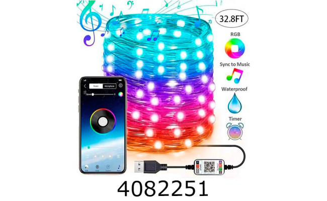 Гірлянда ел. 100 LED 