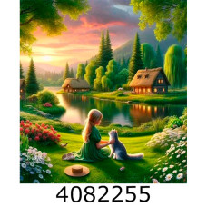 Алмазна мозаїка 40*50 тварини 