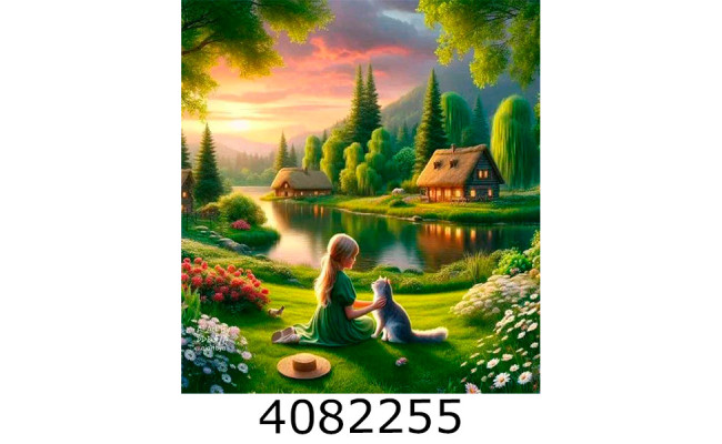 Алмазна мозаїка 40*50 тварини 