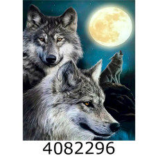 Алмазна мозаїка 40*50 тварини 