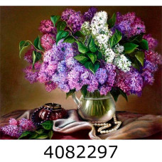 Алмазна мозаїка 40*50 квіти 