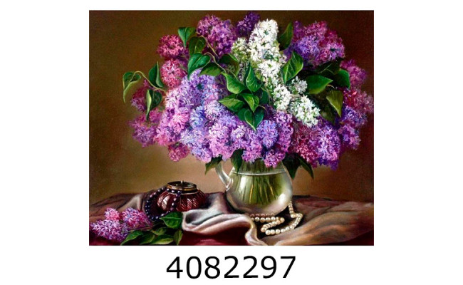 Алмазна мозаїка 40*50 квіти 