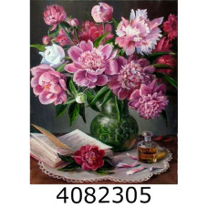 Алмазна мозаїка 40*50 квіти 